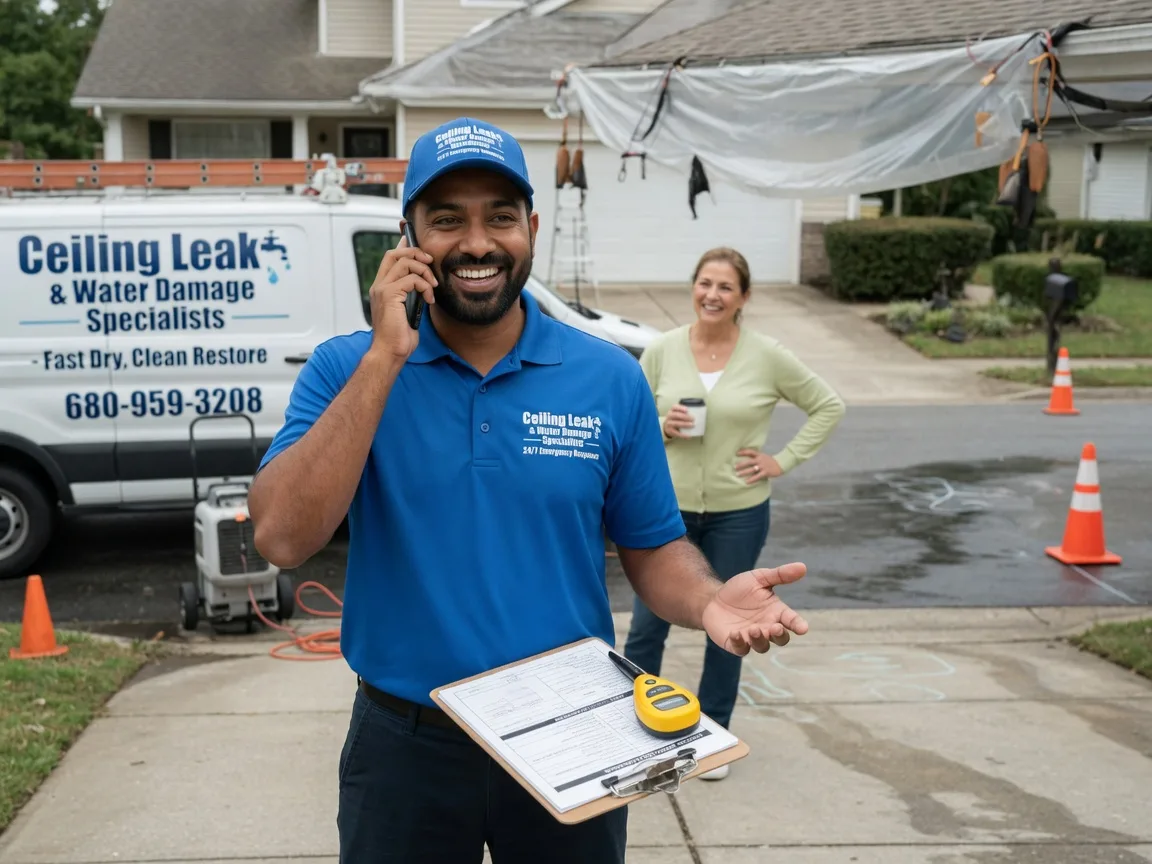 Ceiling Leak Cleanup Woodway, TX FAQs